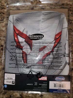 Marvel Spiderman 2099 Gamer Verse Adult White Mask NIP JWC1372