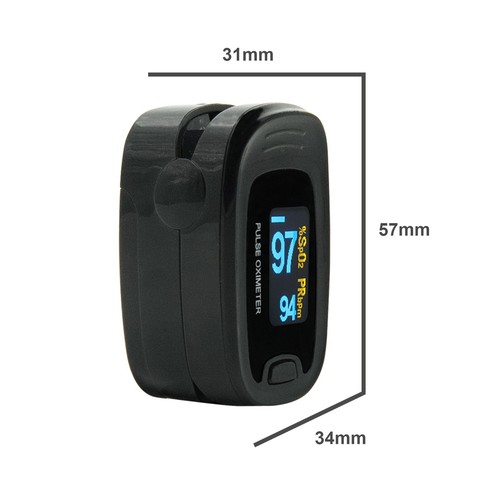 Finger Pulse Oximeter With Case Fingertip Oximetro de pulso de dedo OLED US - Picture 6 of 10