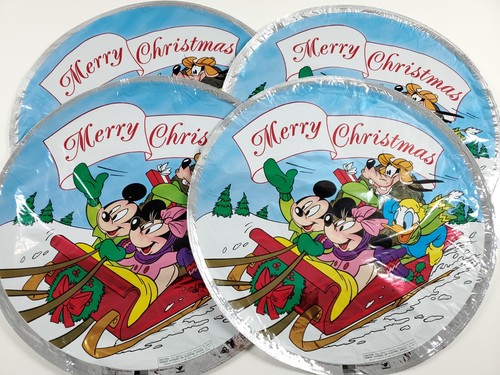 Vintage 90er M&D Mylar Helium Ballon Disney Weihnachten Mickey Minnie Goofy - Bild 7 von 7