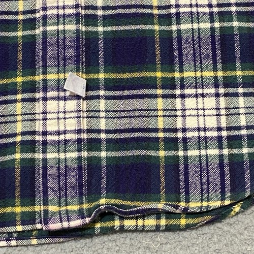 Polo Ralph Lauren Shirt Men's Medium Purple Plaid Heavy Flannel Button Down - Picture 7 of 16