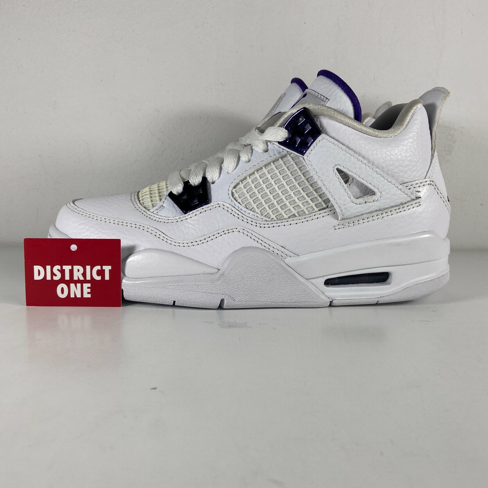 jordan 4 white and purple