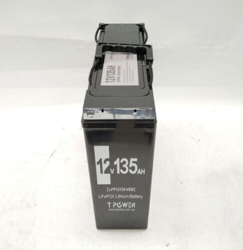 Tpower 12V 135Ah Lithium Slimline Battery LiFePO4 Iron Phosphate Camping 4WD - Picture 4 of 4