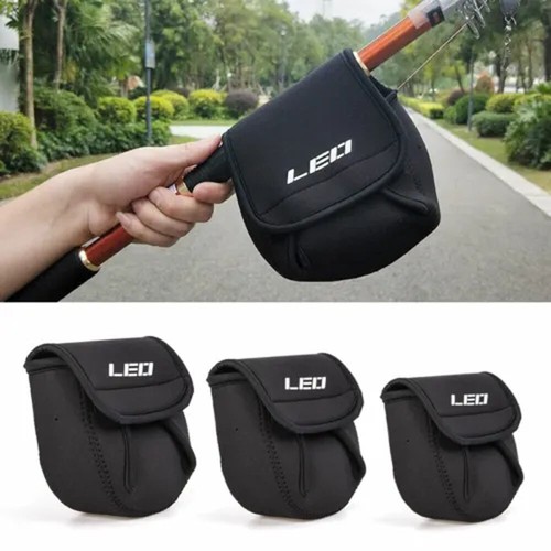 S/M/L Fishing Reel Cover Bag Baitcasting Cover Spinning Protective Case Pouch - Picture 8 of 19
