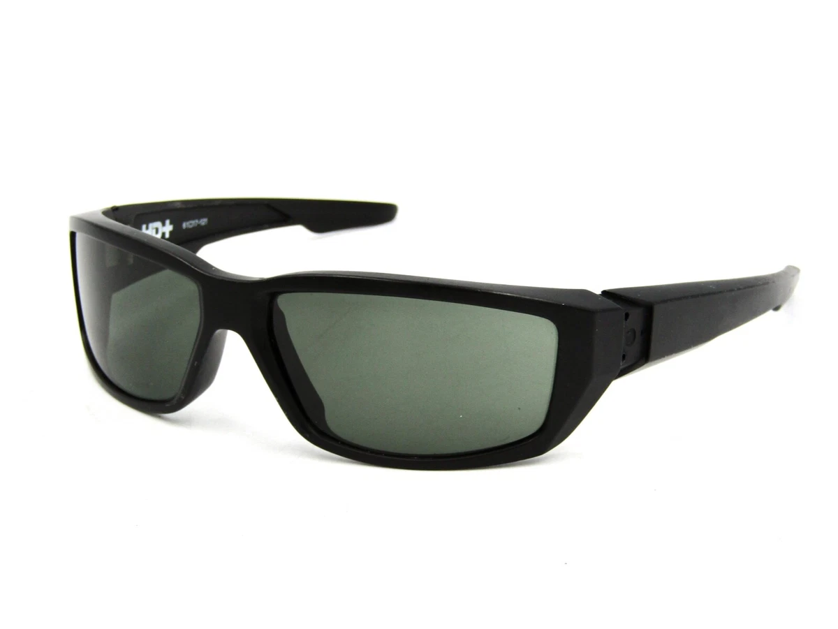 Spy Optic DIRTY MO Sunglasses SOSI Matte Black Happy Green Gray B66
