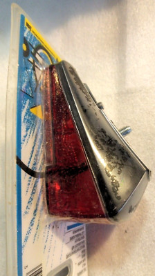 Zigeunerin rotes Rücklicht auf Schutz Fahrradspitze, Mofa Vintage ''Neu''
