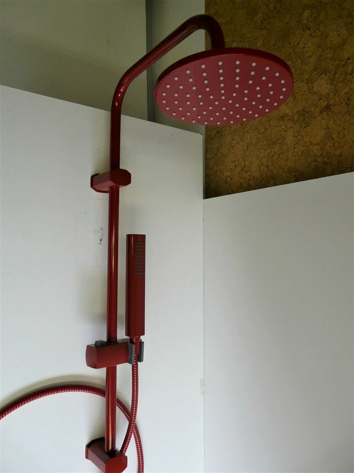 Regendusche Rot, Duschsystem, Duschset, Kopfbrause, Tokyo, Brausearmatur   - Bild 2 von 4
