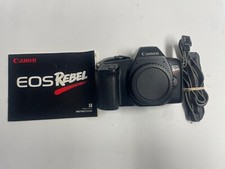 Canon EOS Rebel 35mm Film Camera And Manual VGC Photo 1990
