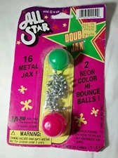 Vintage JA-RU ALL STAR Double Metal JAX Set  - Card Stock #950  New Old Stock