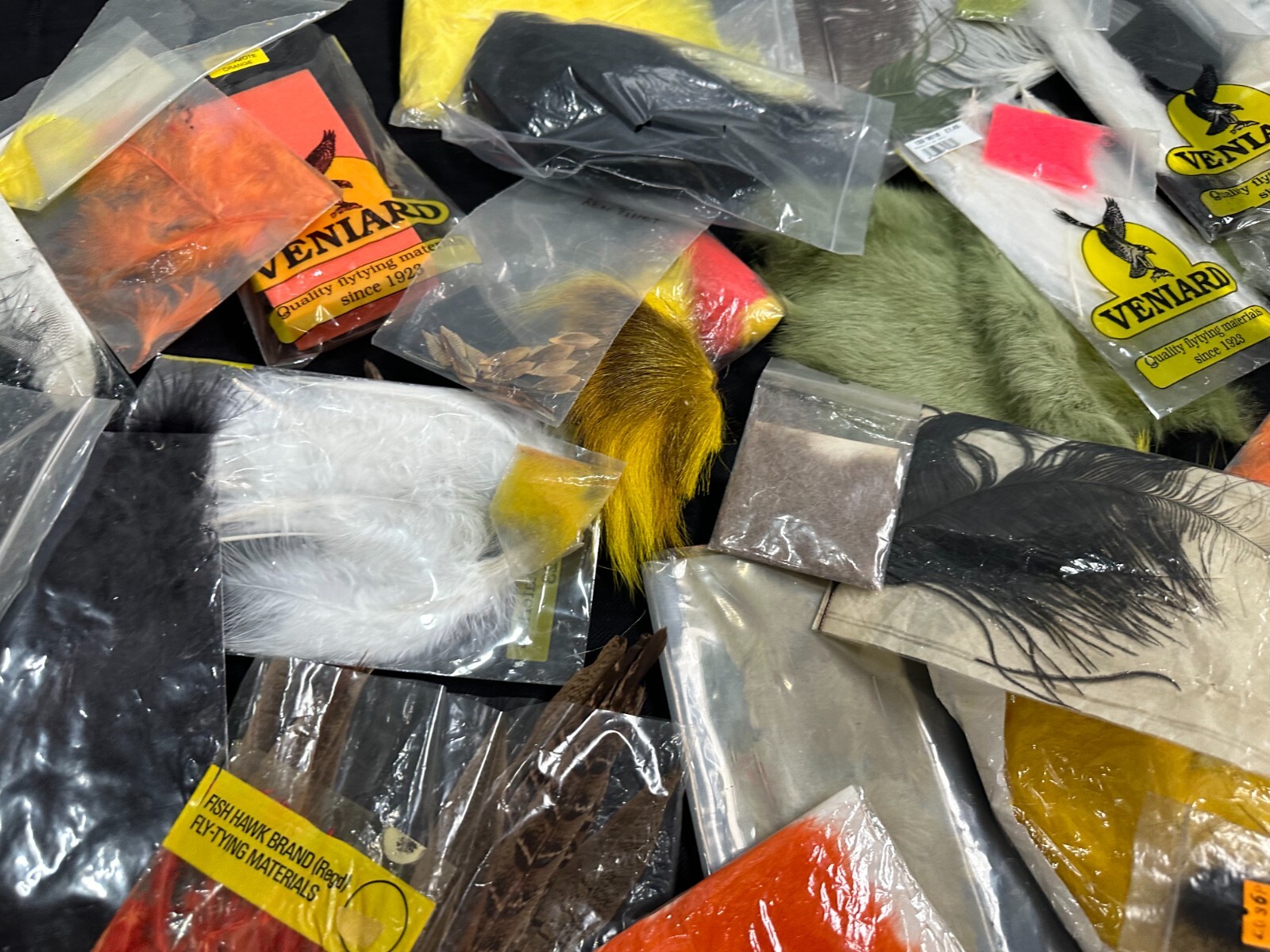 Fly Tying Materials Joblot Collection Mixed Colours Flys Flies eBay