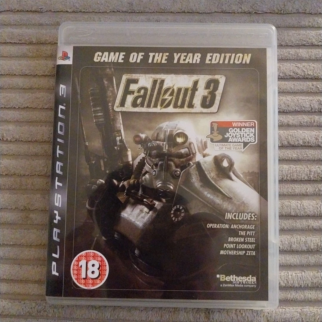 Fallout 3 Game Of The Year Essentials Sony Playstation 3 PS3 Game