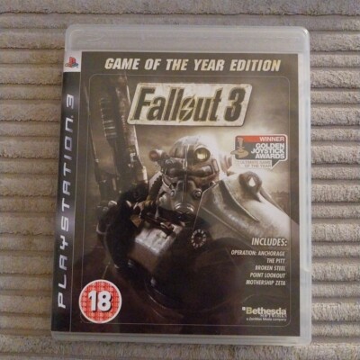 Fallout 3 Game of the Year Edition GOTY PlayStation 3 PS3 mit Box & Handbuch   