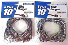 Ancra 95721 10" Mini Bungee Cords in Assorted Colors, 2-8 Packs