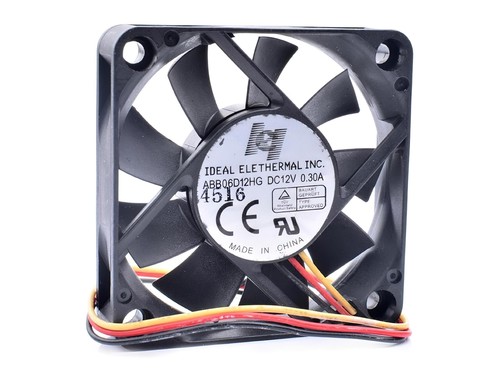 Ventilateur IDEAL 6cm 6013 12V 0.30A ABB06D12HG - Photo 2/2
