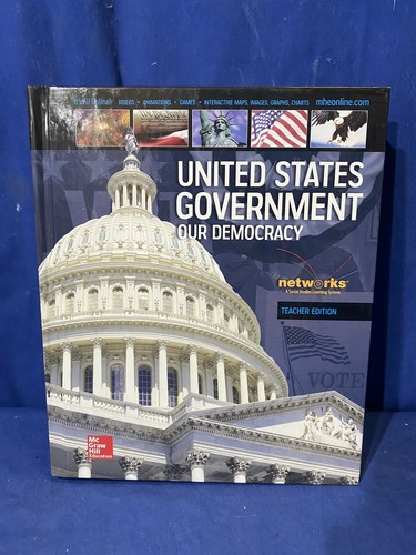 McGraw-Hill UNITED STATES Government Our Democracy (HARDCOVER) Teachers Edition - Picture 1 of 5