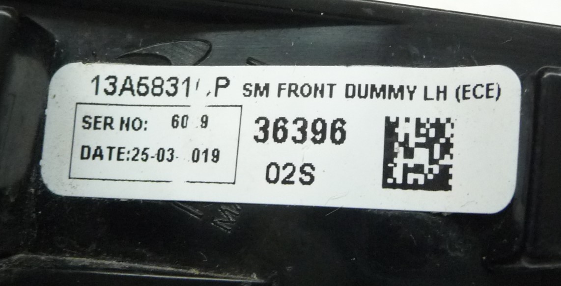 McLaren 540C 600LT 570S 570GT Front Left & Right Smoked Dummy Side Marker OEM