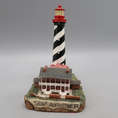 St. Augustine FL Lighthouse  Miniature Figurine Resign by Golder Image Handcraft