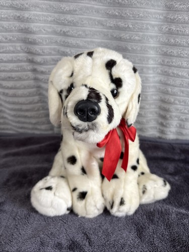 Keel Toys Dalmatian Dog Spotty Dog 10” Sitting Cute Realistic - 第 1/9 張圖片
