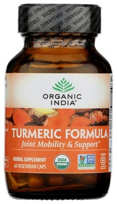 Organic India Turmeric Formula Herbal Supplement 60 Vegetarian Caps
