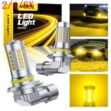 2/4/6X 9145 9140 H10 LED Fog Driving Light Bulbs GOLDEN YELLOW 5000LM 3000K