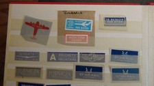Stampsweis Etiquetas Registradas y Correo Aéreo Colección de Sellos WW + EST 1000 Sellos 