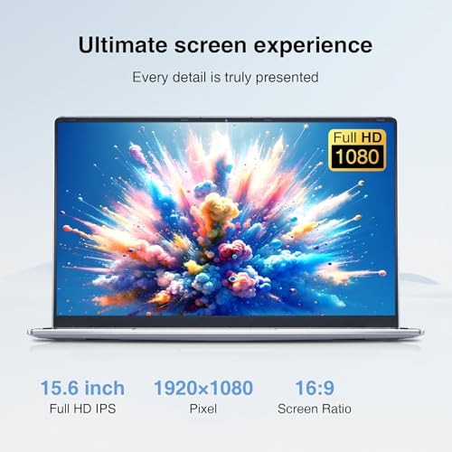 Gaming Laptop, 15.6 Inch Laptop Computer, Laptops 16GB RAM 512GB SSD, 12th Gen - Picture 4 of 8