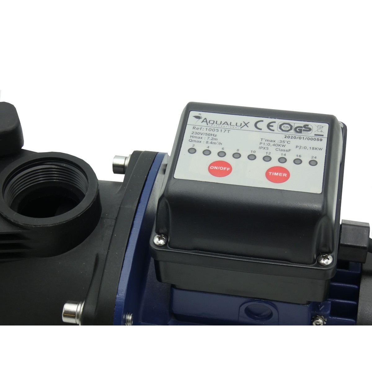 Pompe filtration Aqualux avec minuteur automatique pour l'eau claire - 3