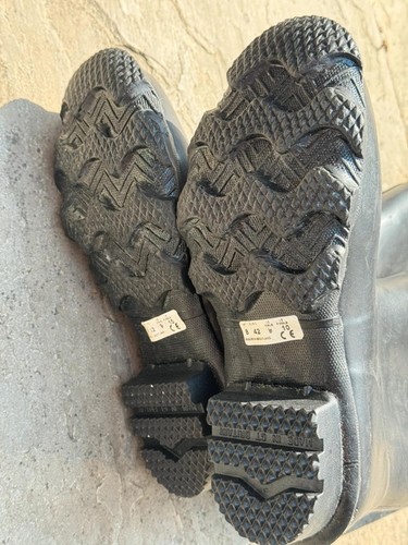 Botas de agua Hunter Gates Shorefisher de goma negras hasta el muslo Reino Unido 8 - Imagen 4 de 14