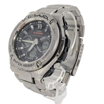 Casio G-Shock G-Steel GST-W310D Tough Solar Edelstahl schwarzes Zifferblatt...