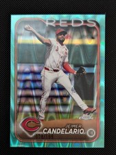 2024 Topps Chrome Jeimer Candelario Cincinnati Reds #USC81 - RayWave 78/199