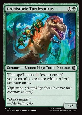 Prehistoric Turtlesaurus TMNT Magic The Gathering MTG