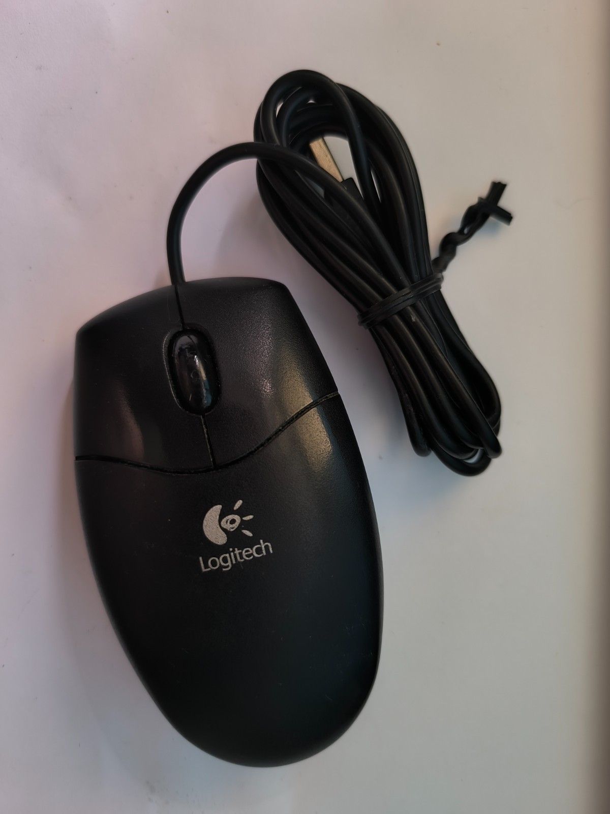 Mouse Logitech M-BJ58 USB Ottico Nero Cablato Usato
