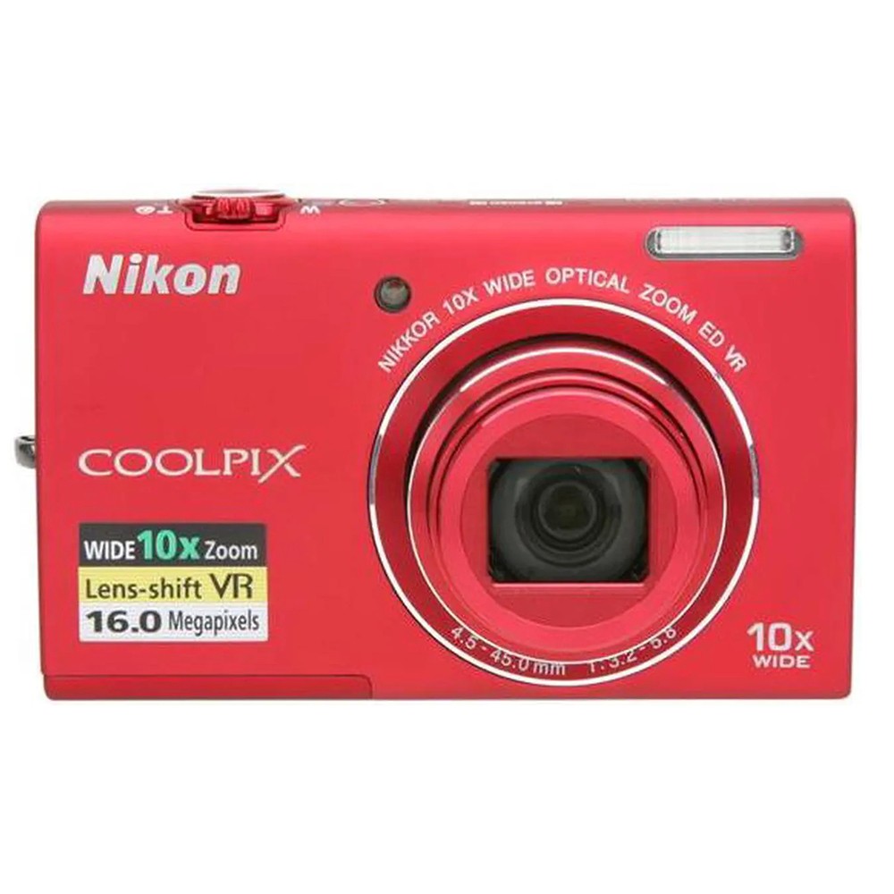 Nikon COOLPIX S6200 16.0MP Digital Camera 10 x Zoom w/SD Card