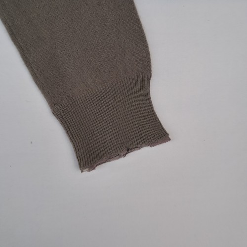 Cardigan Burberry in puro cashmere colore grigio taglia XL da donna - Foto 8 di 9