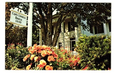 Cap'n Linnell House Restaurant Orleans MA vintage postcard unposted