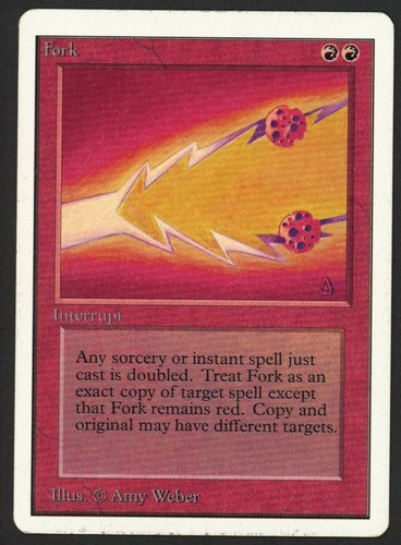 ***Unlimited Fork (Indents)*** MTG Unlimited Magic Kid Icarus
