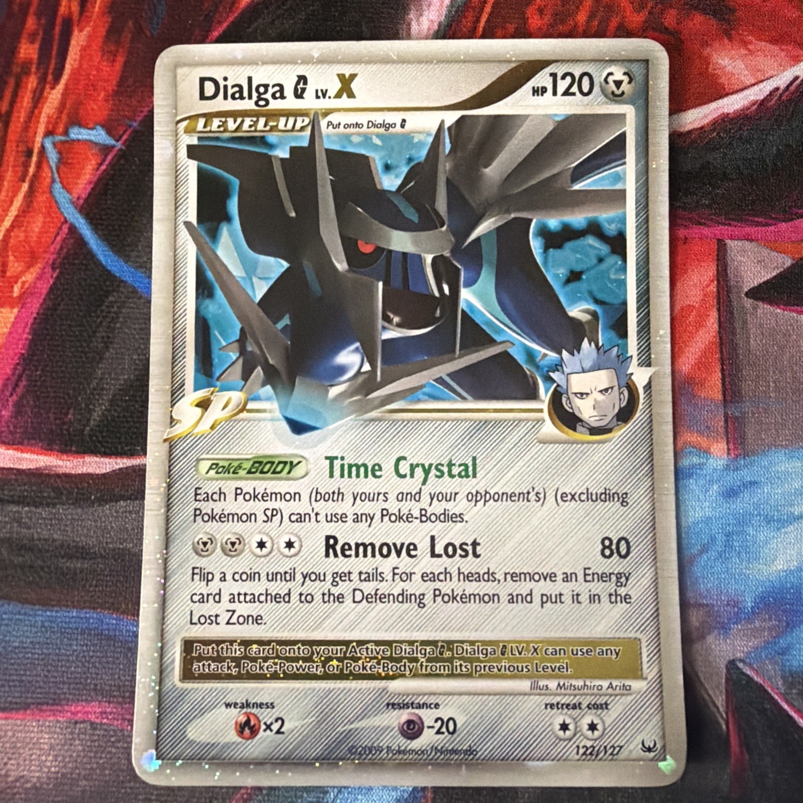 Pokémon TCG Dialga G LV.X 122/127 Platinum Holo Rare Near Mint