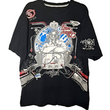 Chemise Vintage 5ive Jungle Taille 2XL Noir - Style Hip Hop Streetwear Années 2000, Occasion