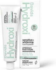 Davids Hydroxi Fluoride Free Nano Hydroxyapatite Toothpaste for Remineralizing,