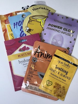 Facial Masks New Sealed Skincare Beauty Skin Care Assorted Lot Of 7, All Shown