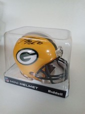 Jordy Nelson Signed Green Bay Packers Mini Helmet - PSA/DNA