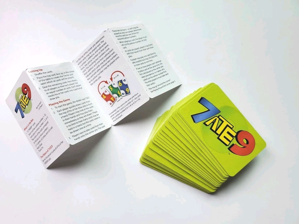 7 ATE 9 CARD GAME~ Out of the Box Games~ COMPLETE~ Fast & Fun~ SHIPS FREE! - Image 4 of 4