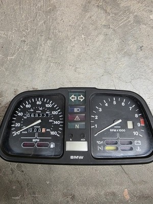 BMW 90 92 95  K75 SPEEDOMETER TACHOMETER GAUGES DASH INSTRUMENT 69,227 MILES