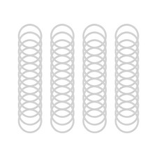 48 PCS M10 M12 Steel Shim Washer Set Precision Thin Spacers Assortment Kit