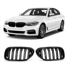 K�hlergrill Doppelsteg Frontgrill Dual Schwarz Glanz passend f�r BMW G30 G31