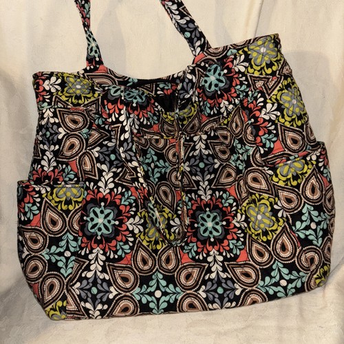 Vera Bradley Iconic Glenna Satchel Shoulder Purse Retired Sierra Pattern - Picture 7 of 7