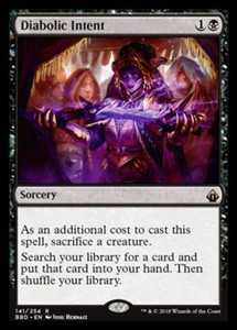 Diabolic Intent 141/254 Battlebond Rare Sorcery