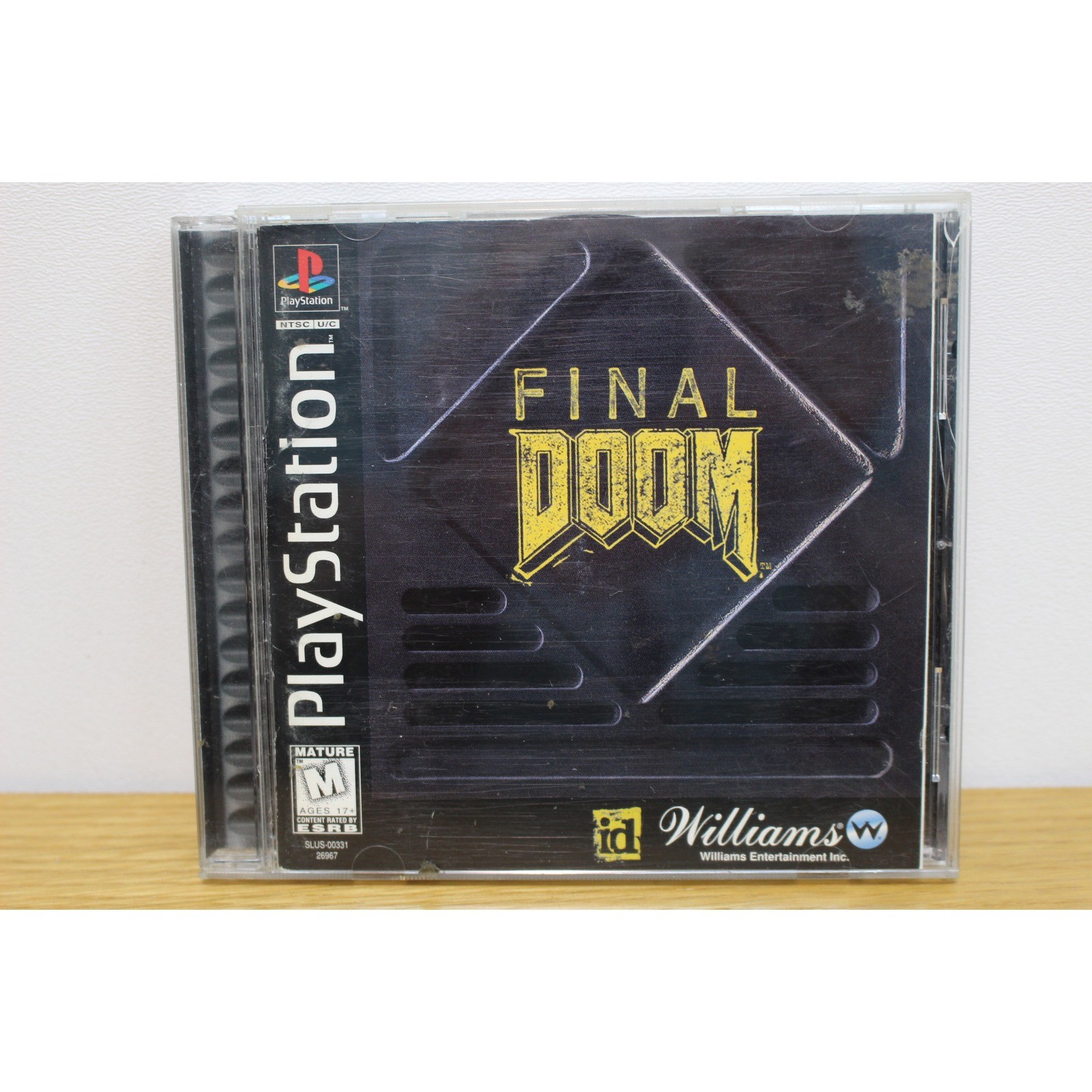 Final Doom PS1 PlayStation Black Label id Software Williams Tested