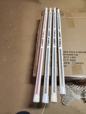 Lot Of 4 Vintage STX LASER Hi-Wall Lacrosse Shafts With The Rounded Throat.