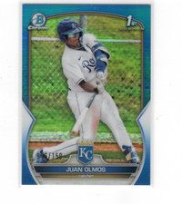 2023 Bowman Chrome Prospects Refractor Blue #BCP-136 Juan Olmos  /150 R ID:51633