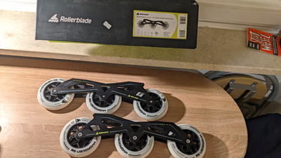 Rollerblade Speed Frame Pack 3x110/3x100 schwarz (2 Frames) 067W1300100